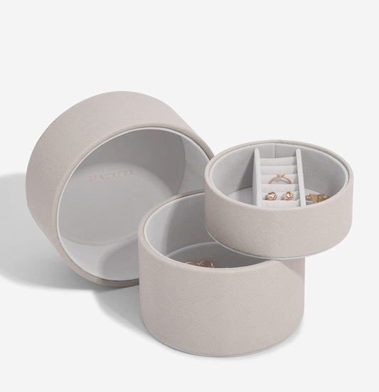 Taupe Bedside Jewellery Box Pod
