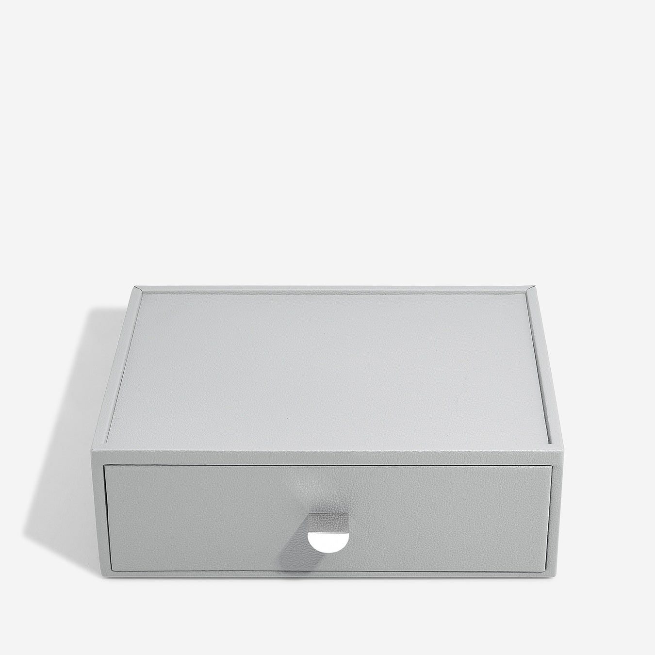 Pebble Grey Classic Jewellery Box Accessory Drawer