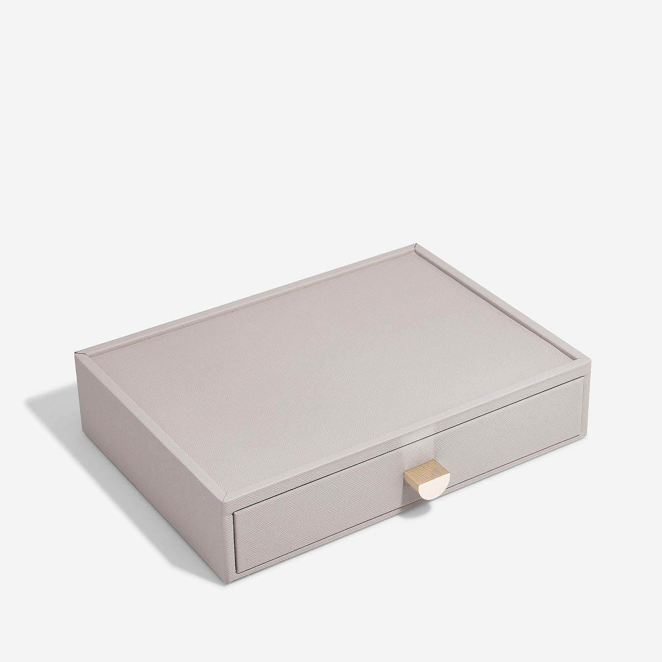 Taupe Classic Jewellery Box Necklace Drawer