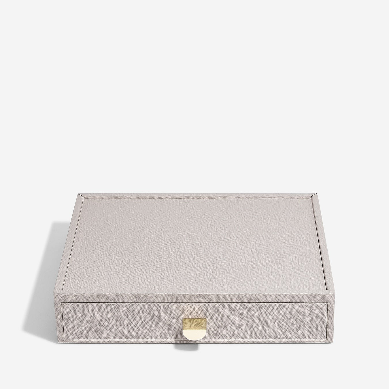 Taupe Classic Jewellery Box Necklace Drawer