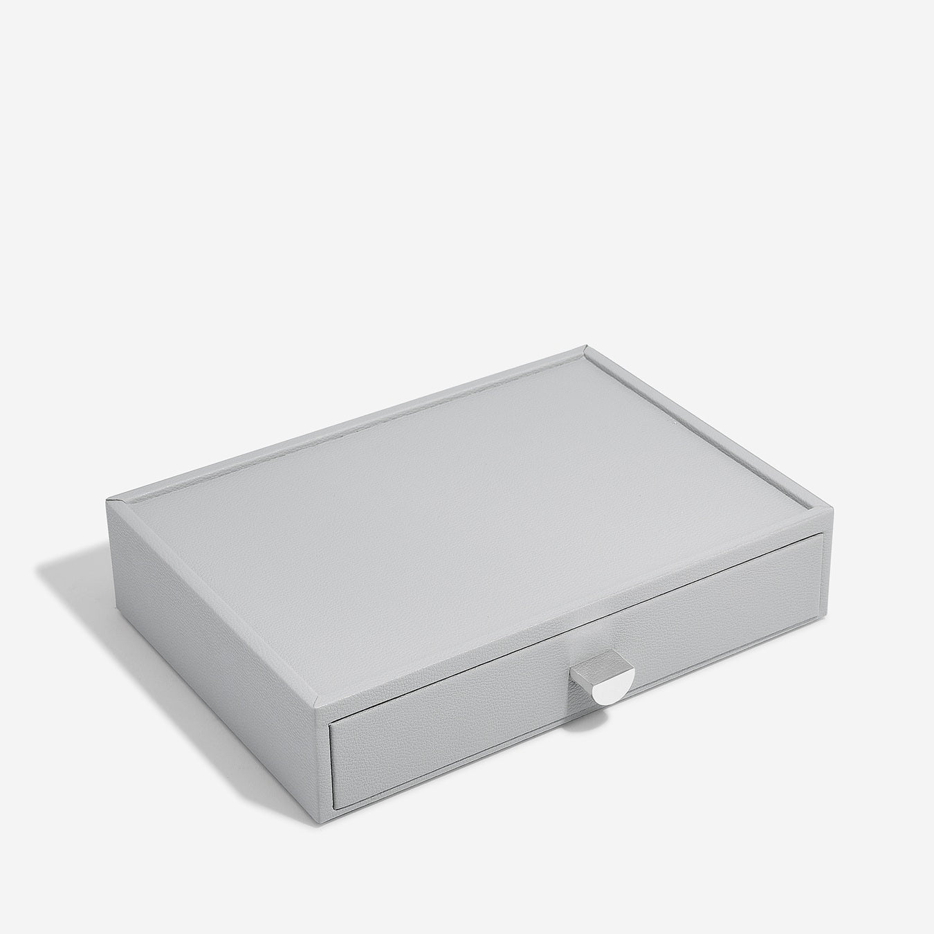 Pebble Grey Classic Jewellery Box Necklace Drawer