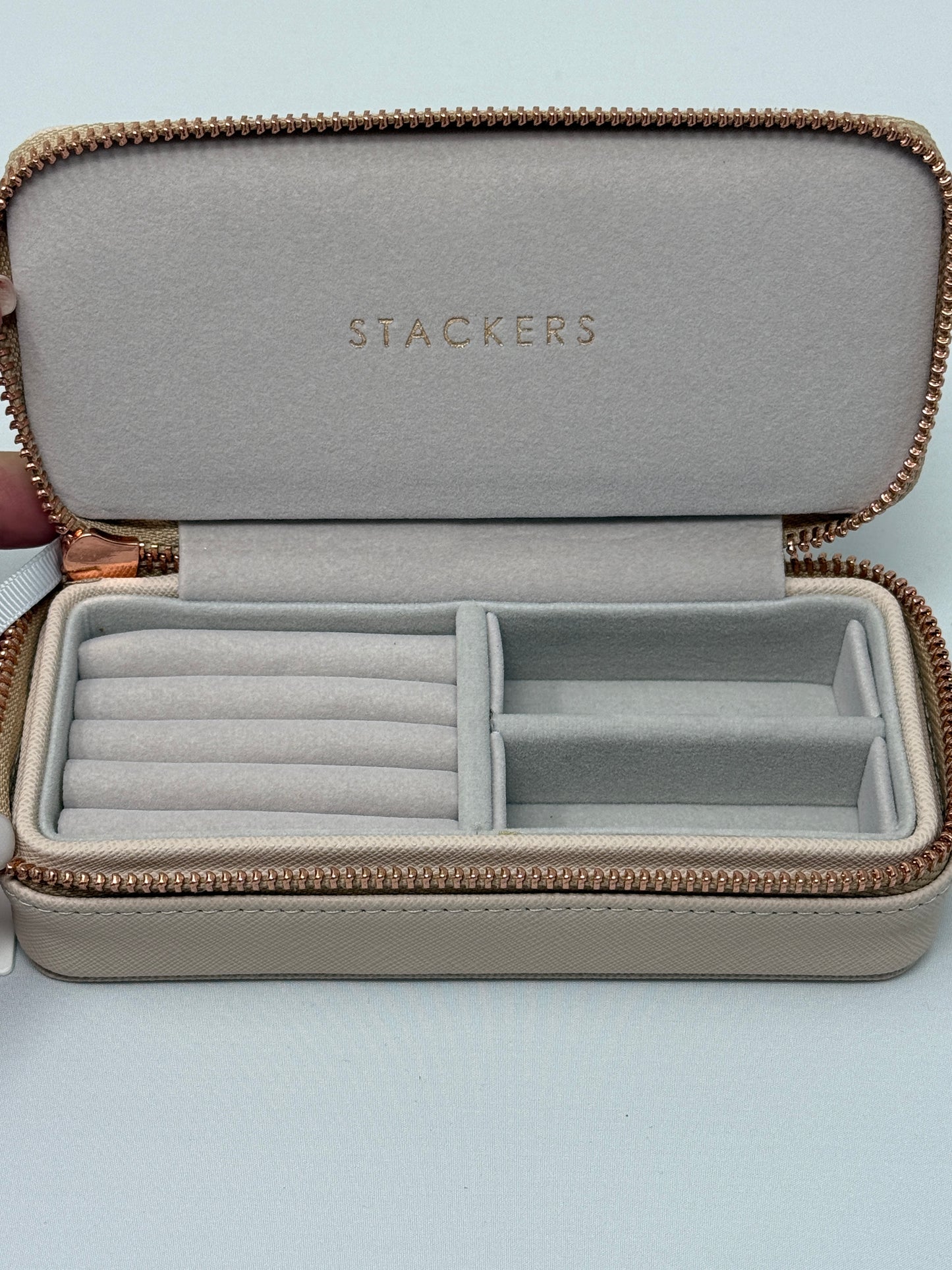 Blush Medium Travel Jewellery Box