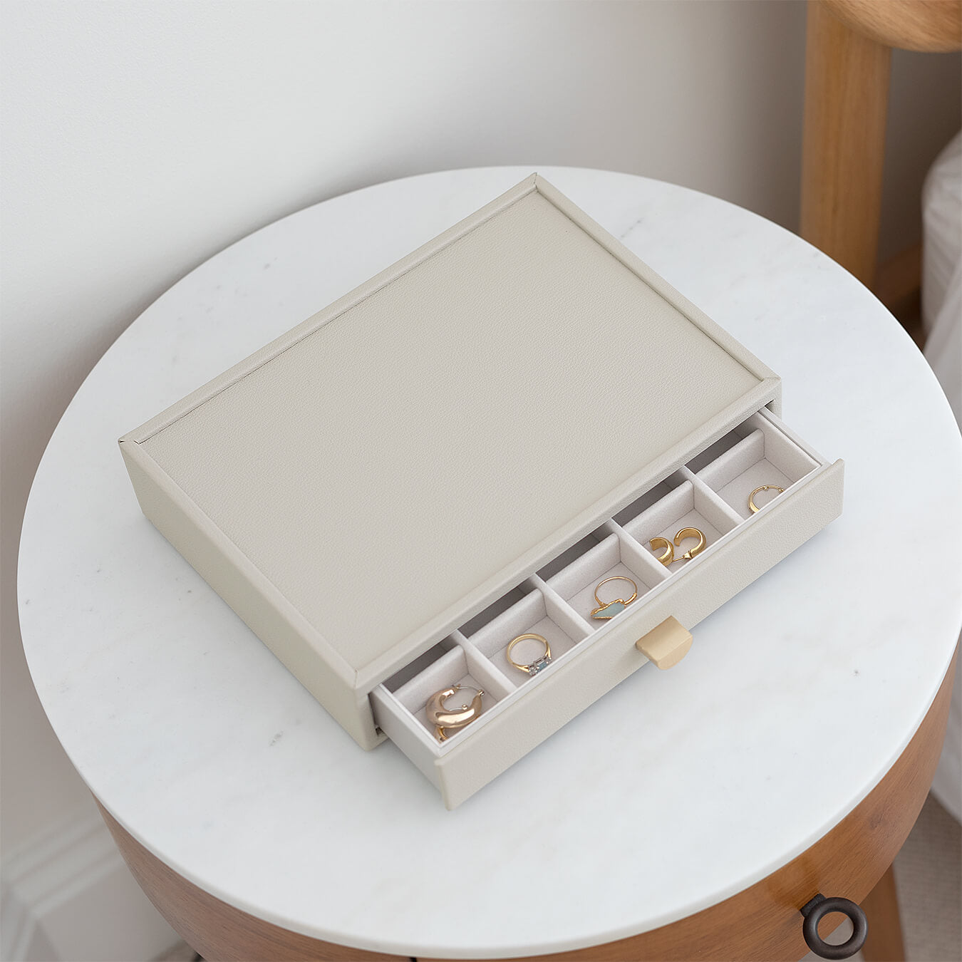 Oatmeal Classic Jewellery Box Trinket Drawer