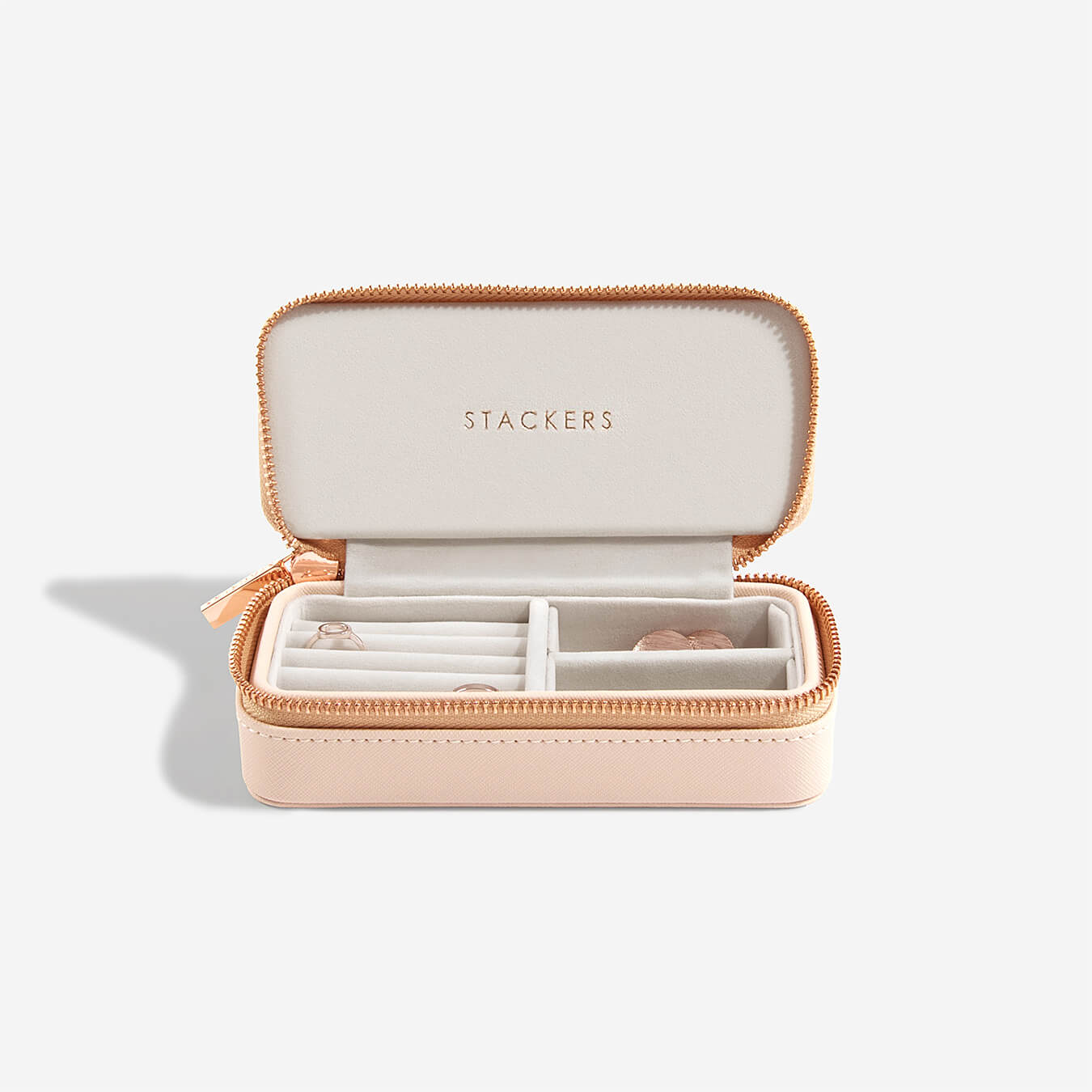 Stackers Canada Medium Travel Jewellery Box - Blush Pink