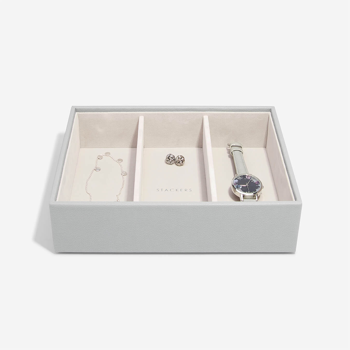 Stackers Canada Classic Watch & Accessory Layer - Pebble Grey