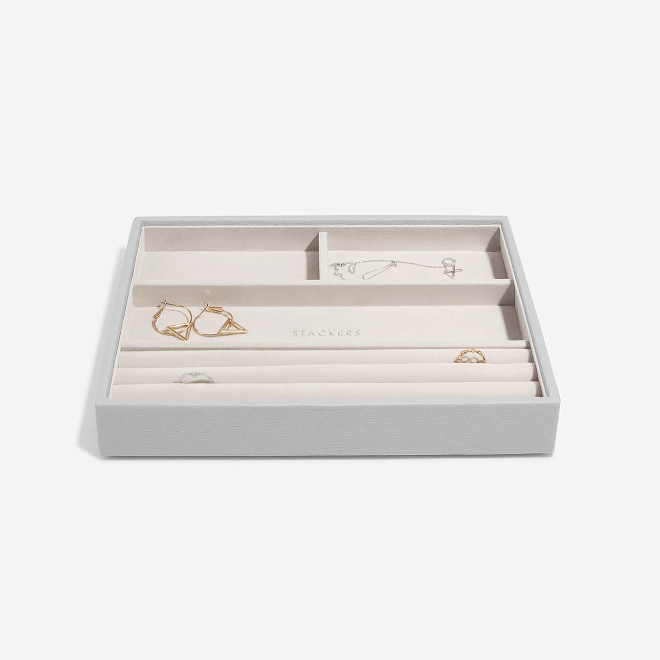 Stackers Canada Classic Ring & Bracelet Layer - Pebble Grey