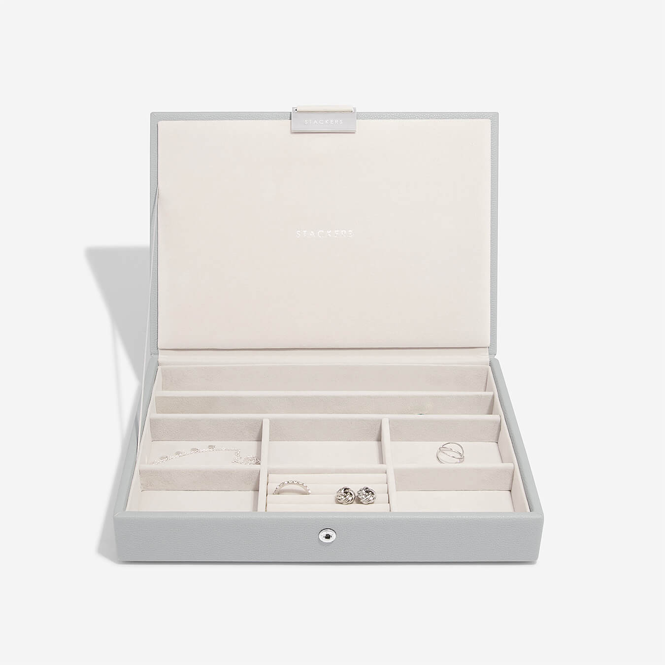 Stackers Canada Classic Jewellery Box Lid - Pebble Grey