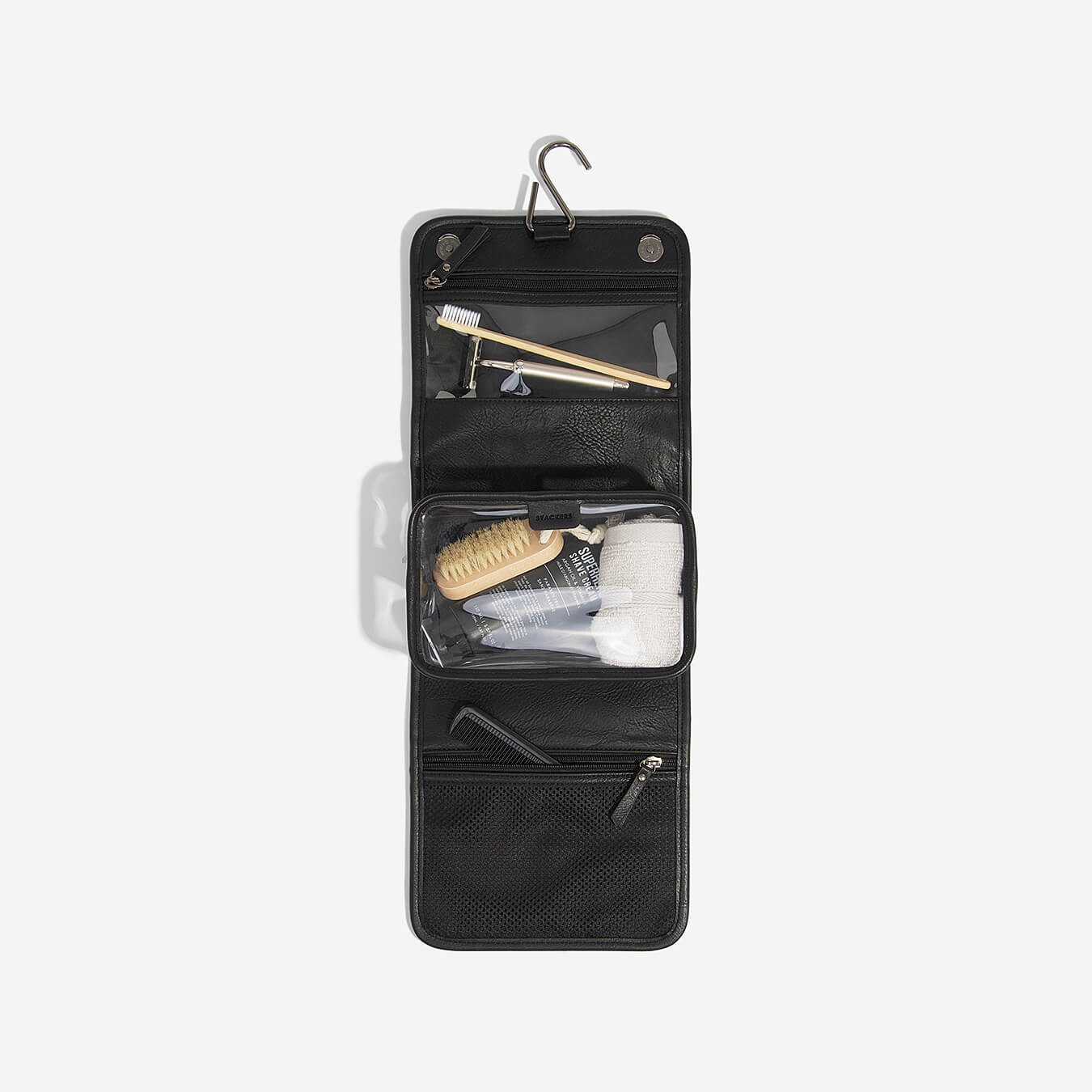 Stackers Canada Small Hanging Washbag - Black