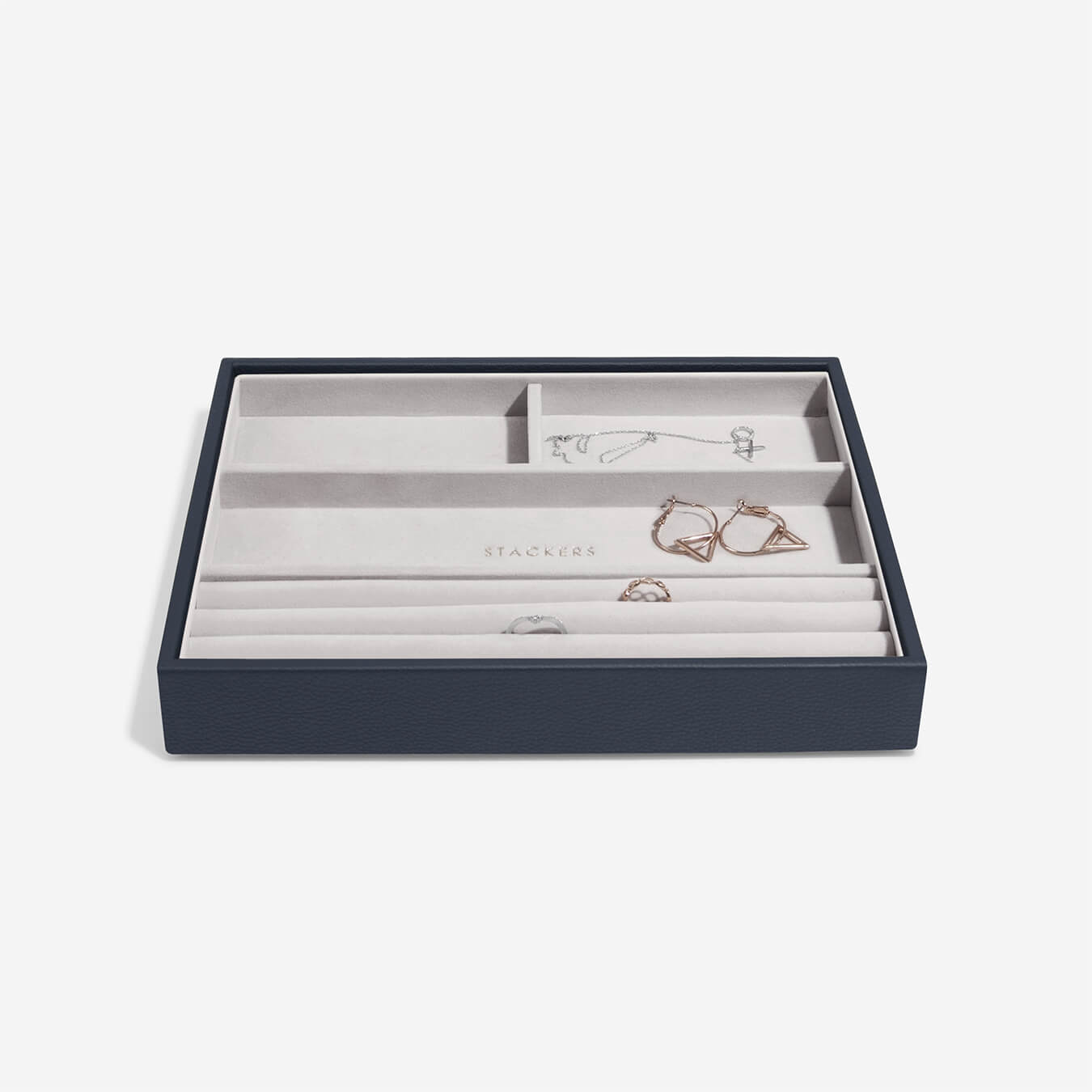 Stackers Canada Classic Ring & Bracelet Layer - Navy