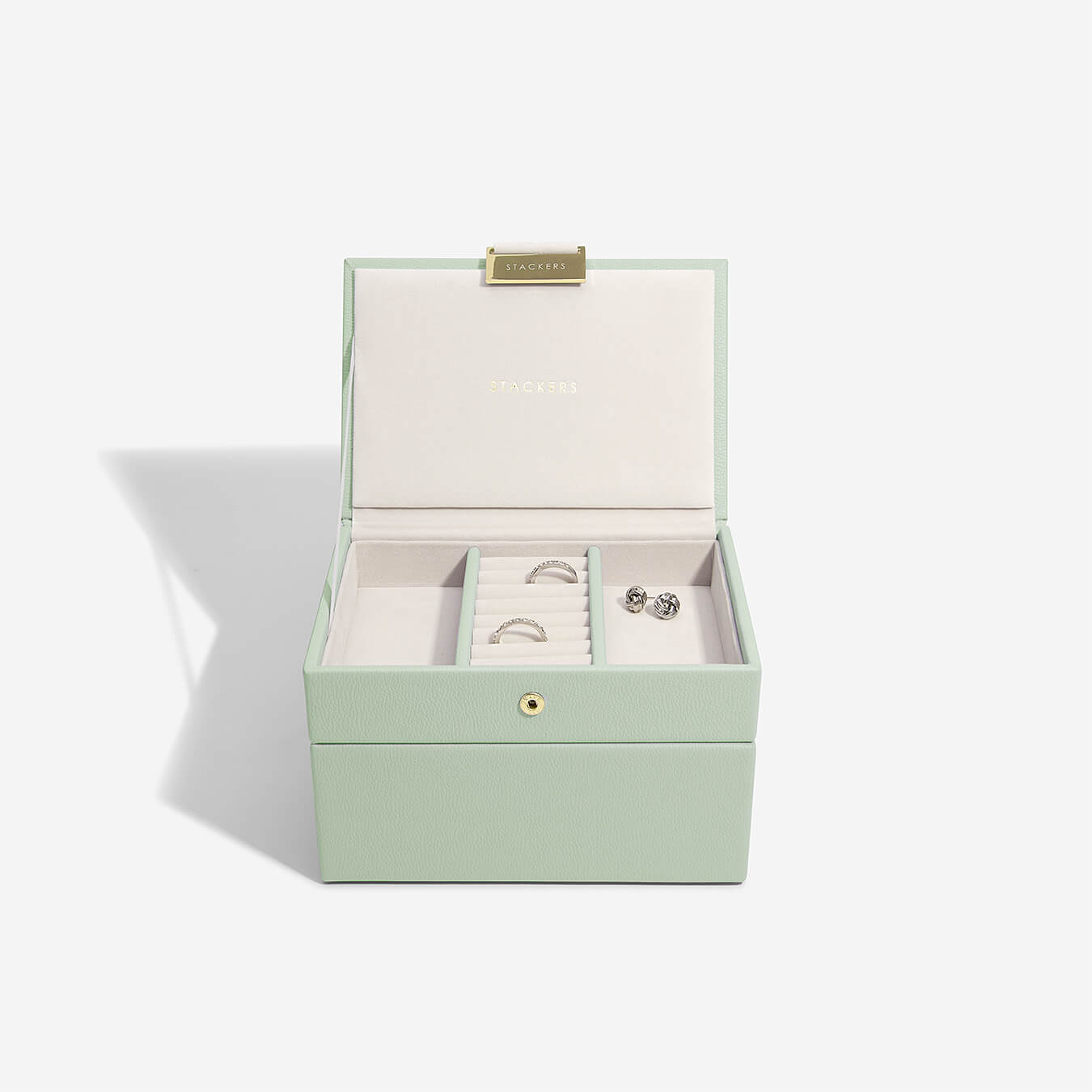 Stackers Canada Mini Set of 2 Jewellery Box - Sage Green
