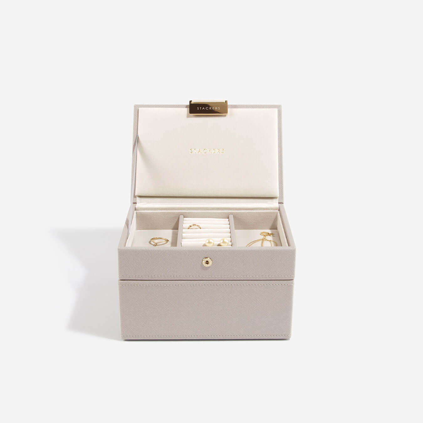 Stackers Canada Mini Set of 2 Jewellery Box - Taupe