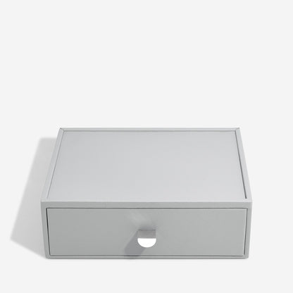 Pebble Grey Classic Jewellery Box Accessory Drawer