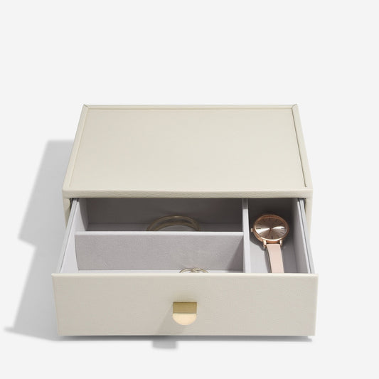 Oatmeal Classic Jewellery Box Accessory Drawer