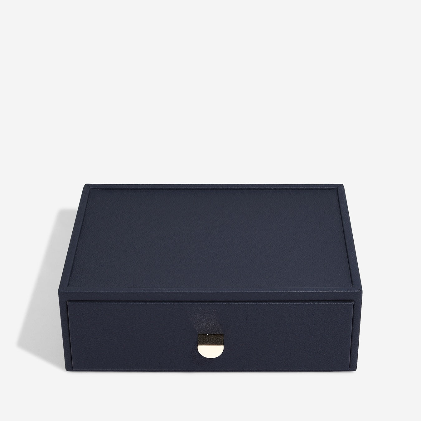 Navy Classic Jewellery Box Accessory Drawer