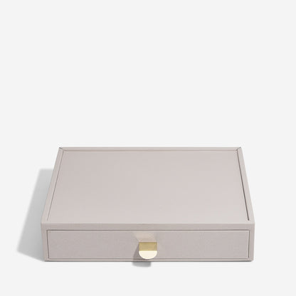 Taupe Classic Jewellery Box Necklace Drawer