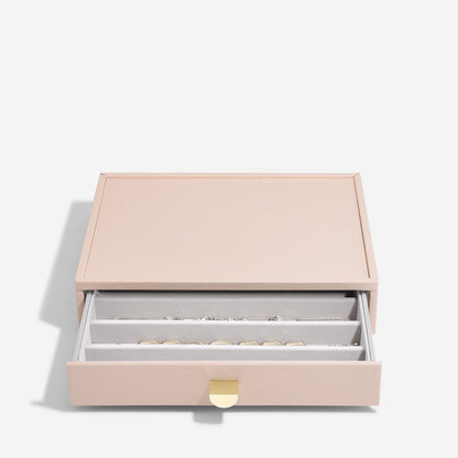 Blush Pink Classic Jewellery Box Necklace Drawer
