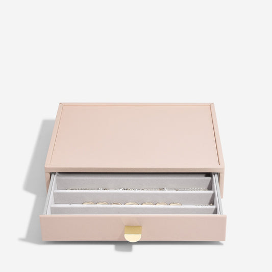 Blush Pink Classic Jewellery Box Necklace Drawer