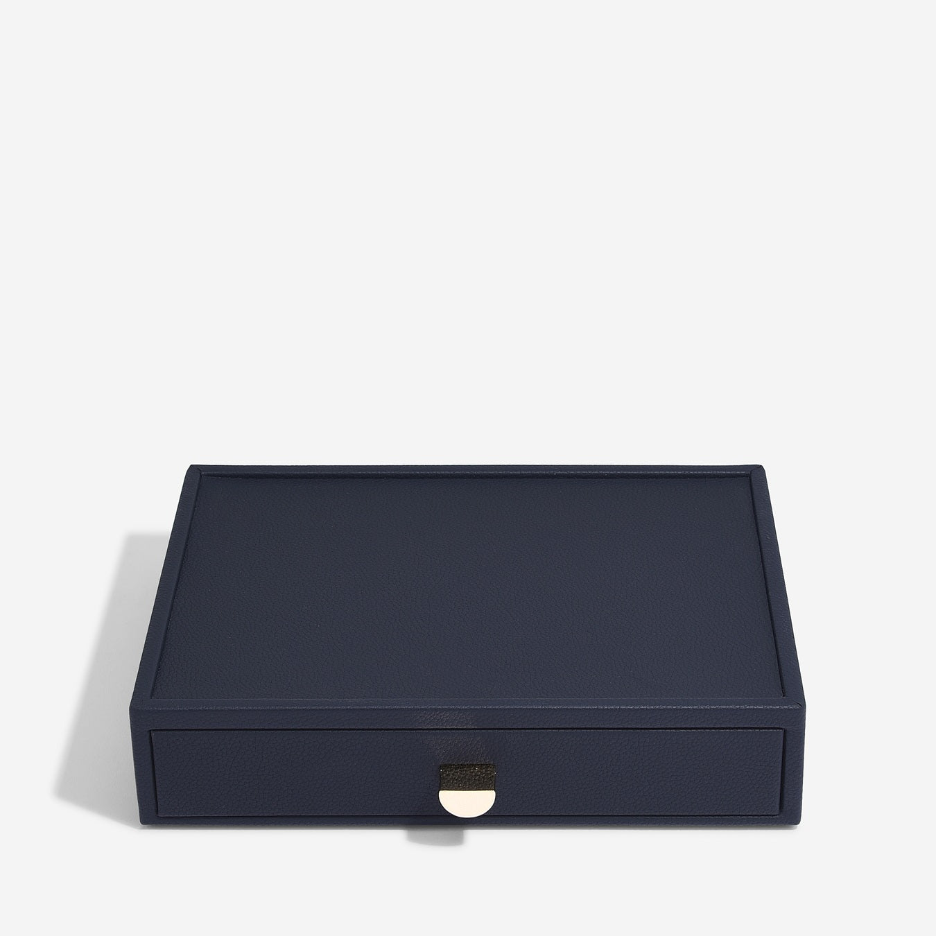 Navy Classic Jewellery Box Necklace Drawer