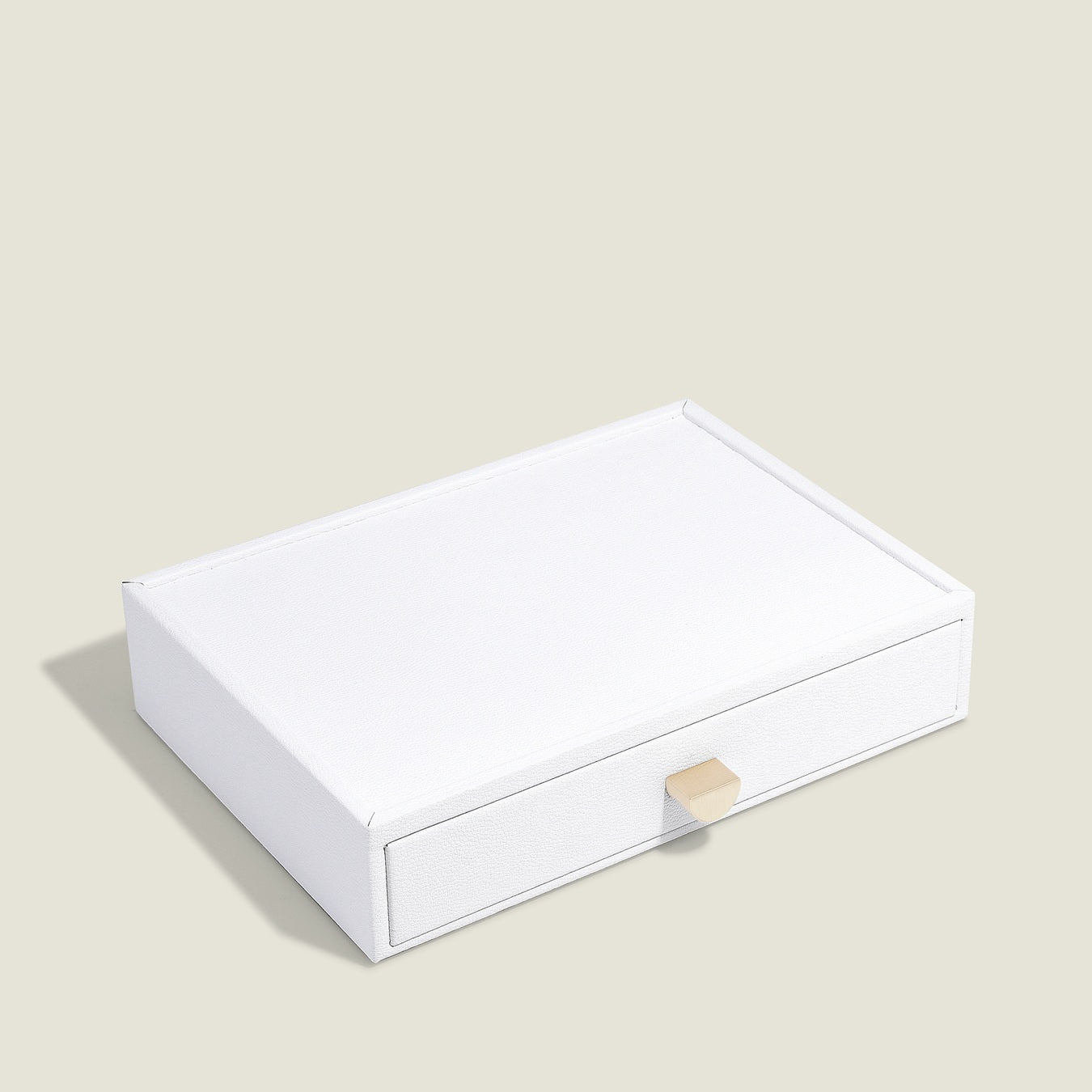 White Classic Jewellery Box Necklace Drawer