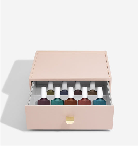 Blush Pink Classic Nail Polish Drawer