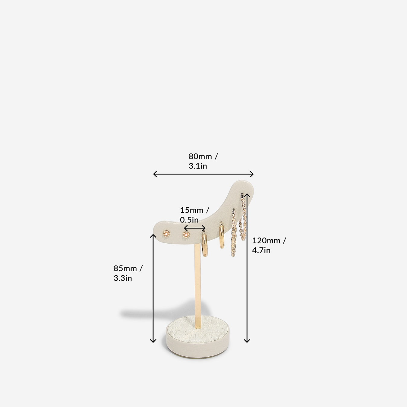 Oatmeal & Linen Earring Stand