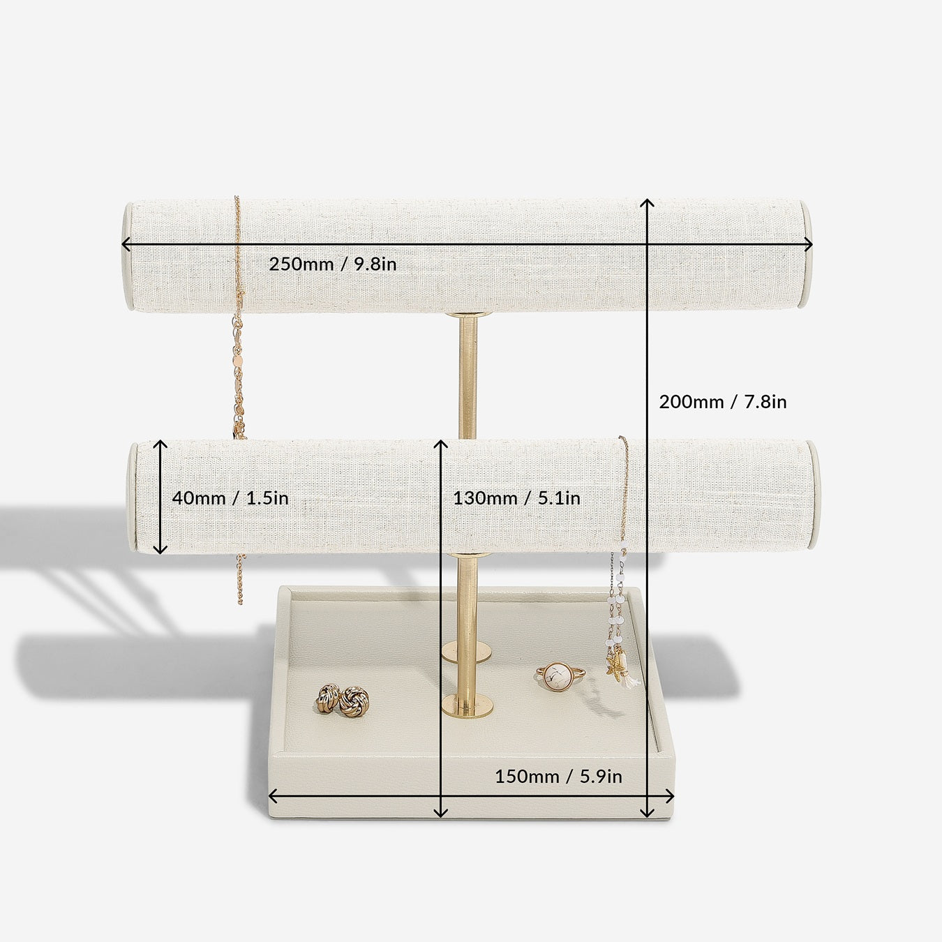 Oatmeal & Linen Bangle Display Stand