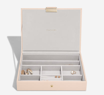 Blush Raffia Classic Jewellery Box Lid