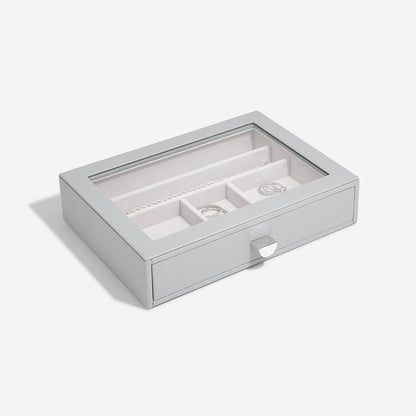 Grey Classic Jewellery Box Display Drawer