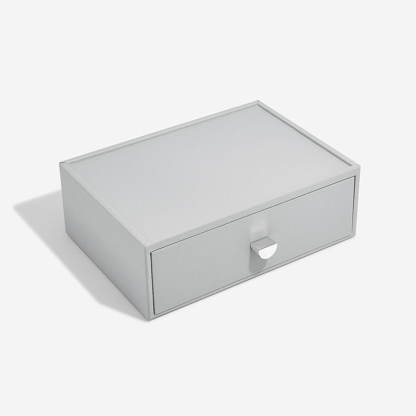 Pebble Grey Classic Jewellery Box Accessory Drawer