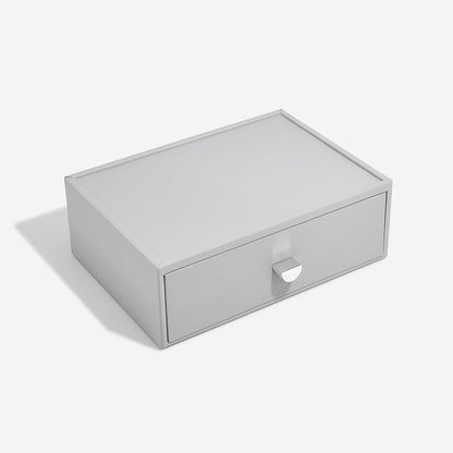 Pebble Grey Classic Jewellery Box Accessory Drawer