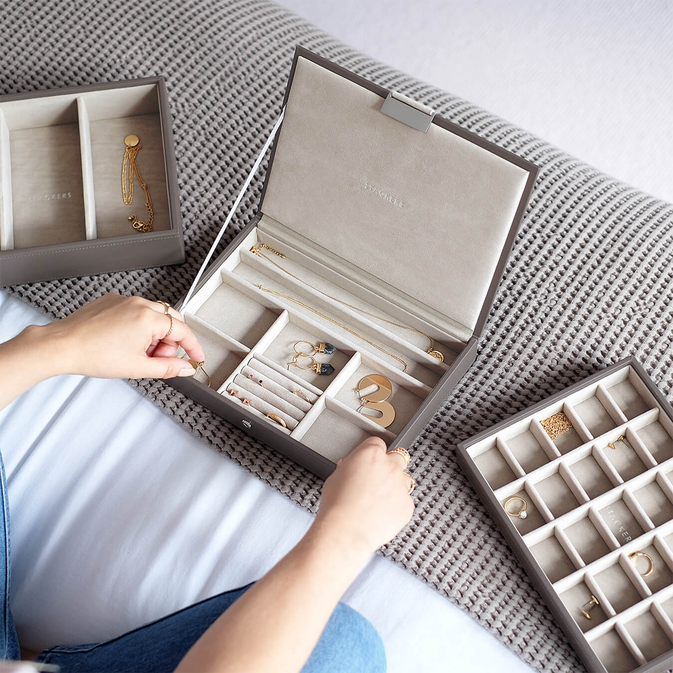 Mink Classic Set of 3 Jewellery Box