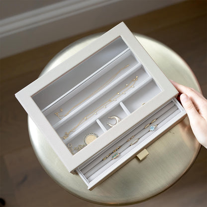Oatmeal Classic Jewellery Box Display Drawer