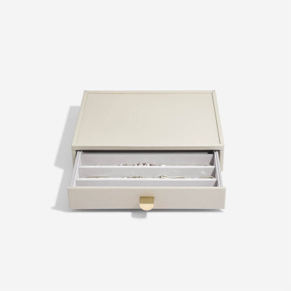 Oatmeal Classic Jewellery Box Necklace Drawer