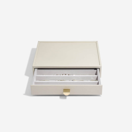 Oatmeal Classic Jewellery Box Necklace Drawer