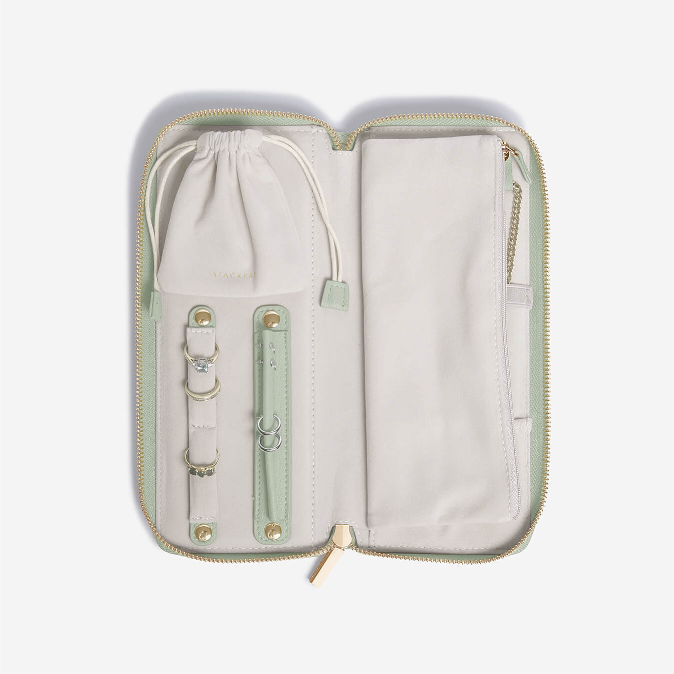 Jewelry roll travel on sale case