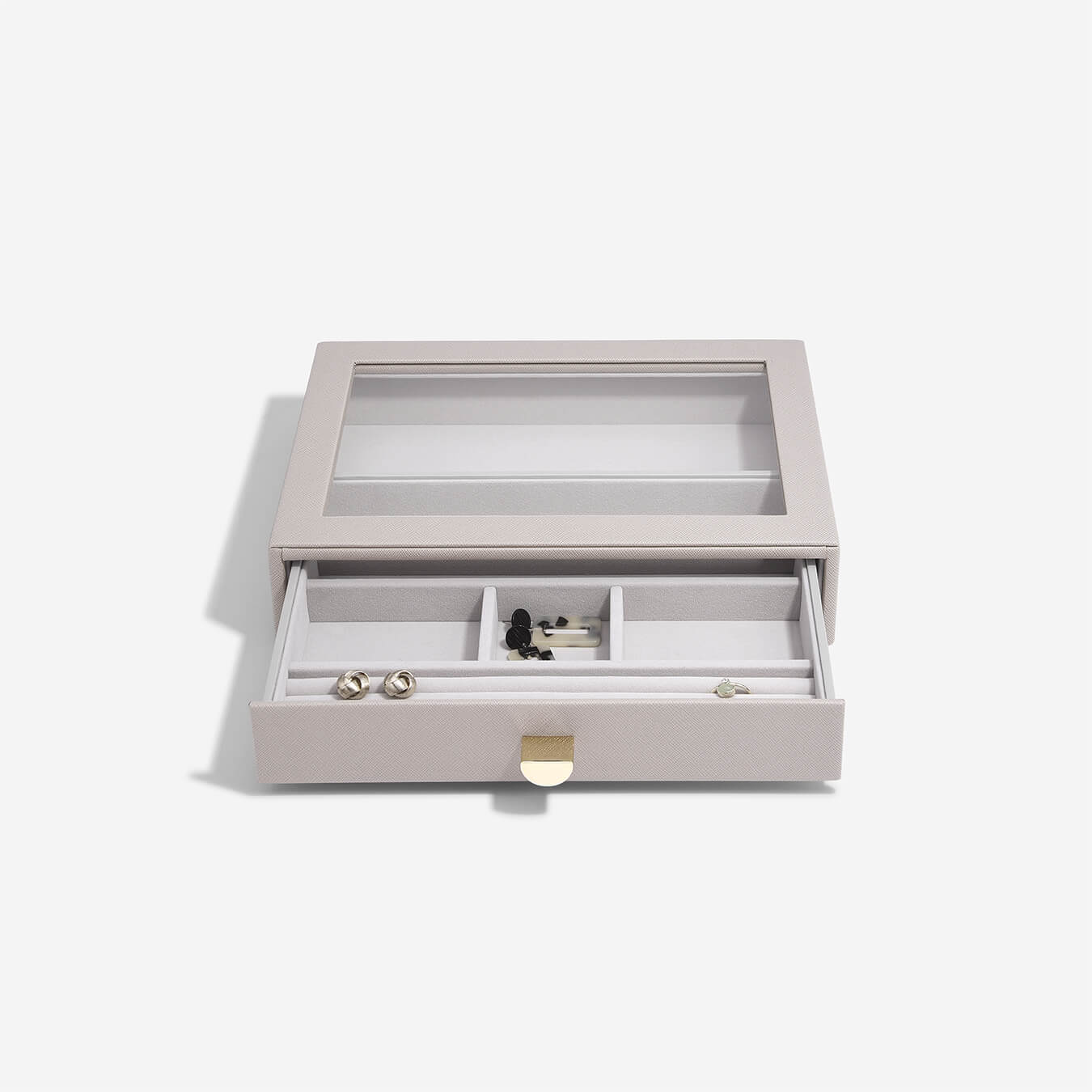 Taupe Classic Jewellery Box Display Drawer