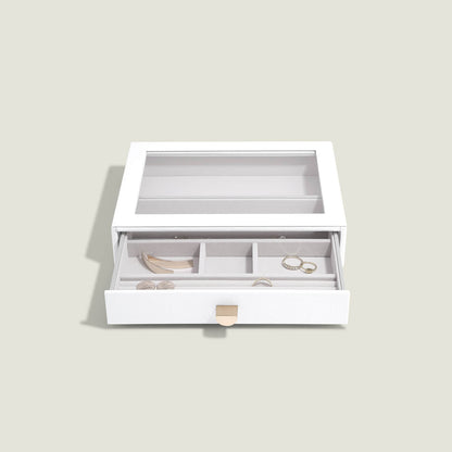 White Classic Jewellery Box Display Drawer