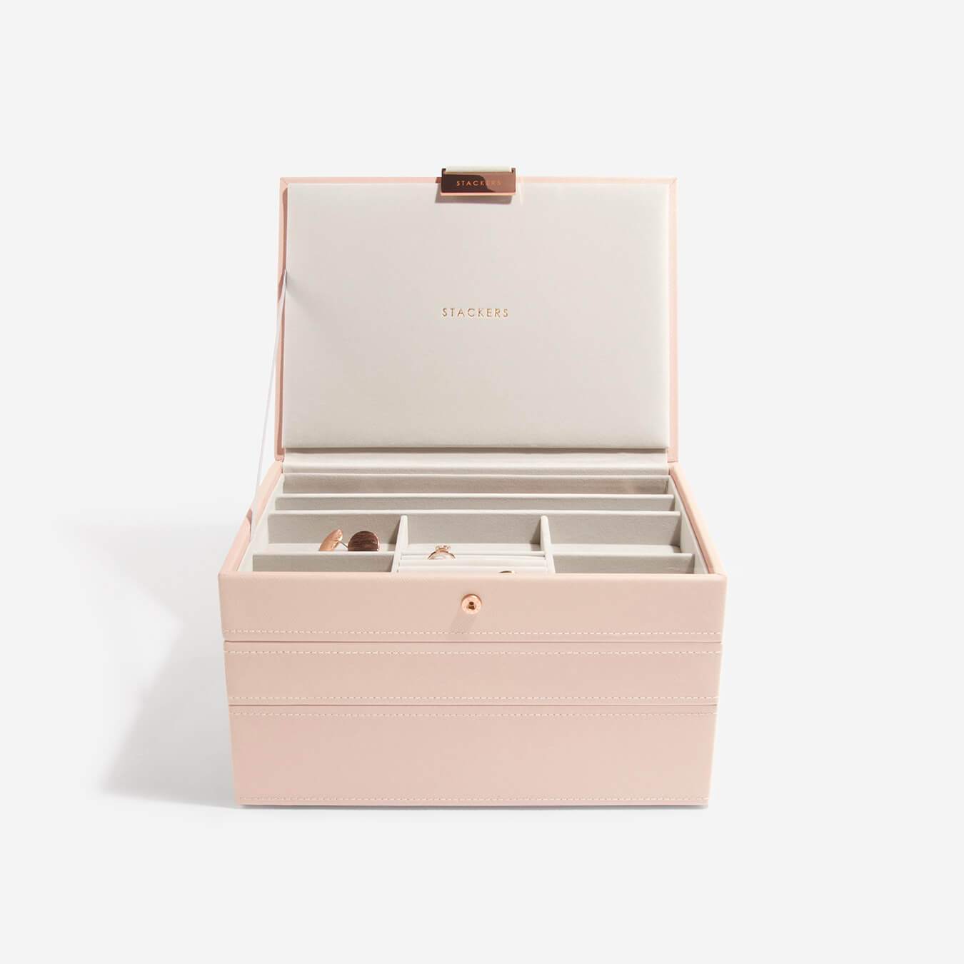 Stackers Canada Classic Set of 3 Jewellery Box - Blush Pink