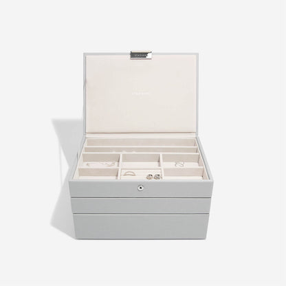 Stackers Canada Classic Set of 3 Jewellery Box - Pebble Grey