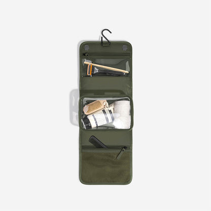 Stackers Canada Small Hanging Washbag - Olive Green