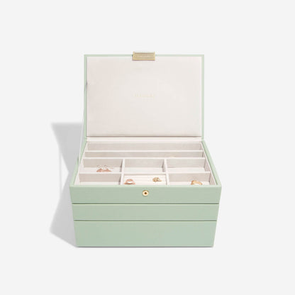 Stackers Canada Classic Set of 3 Jewellery Box - Sage Green
