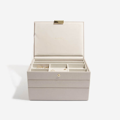 Stackers Canada Classic Set of 3 Jewellery Box - Taupe
